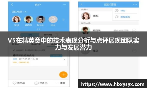 V5在精英赛中的技术表现分析与点评展现团队实力与发展潜力